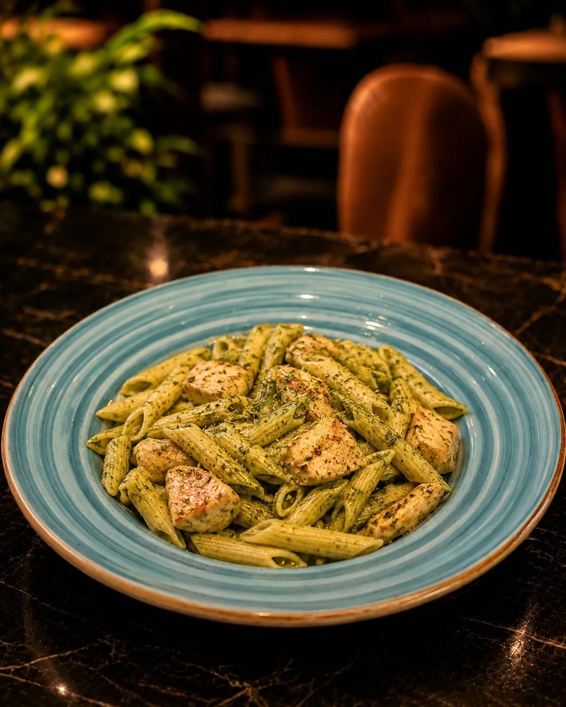 Penne Chicken Pesto