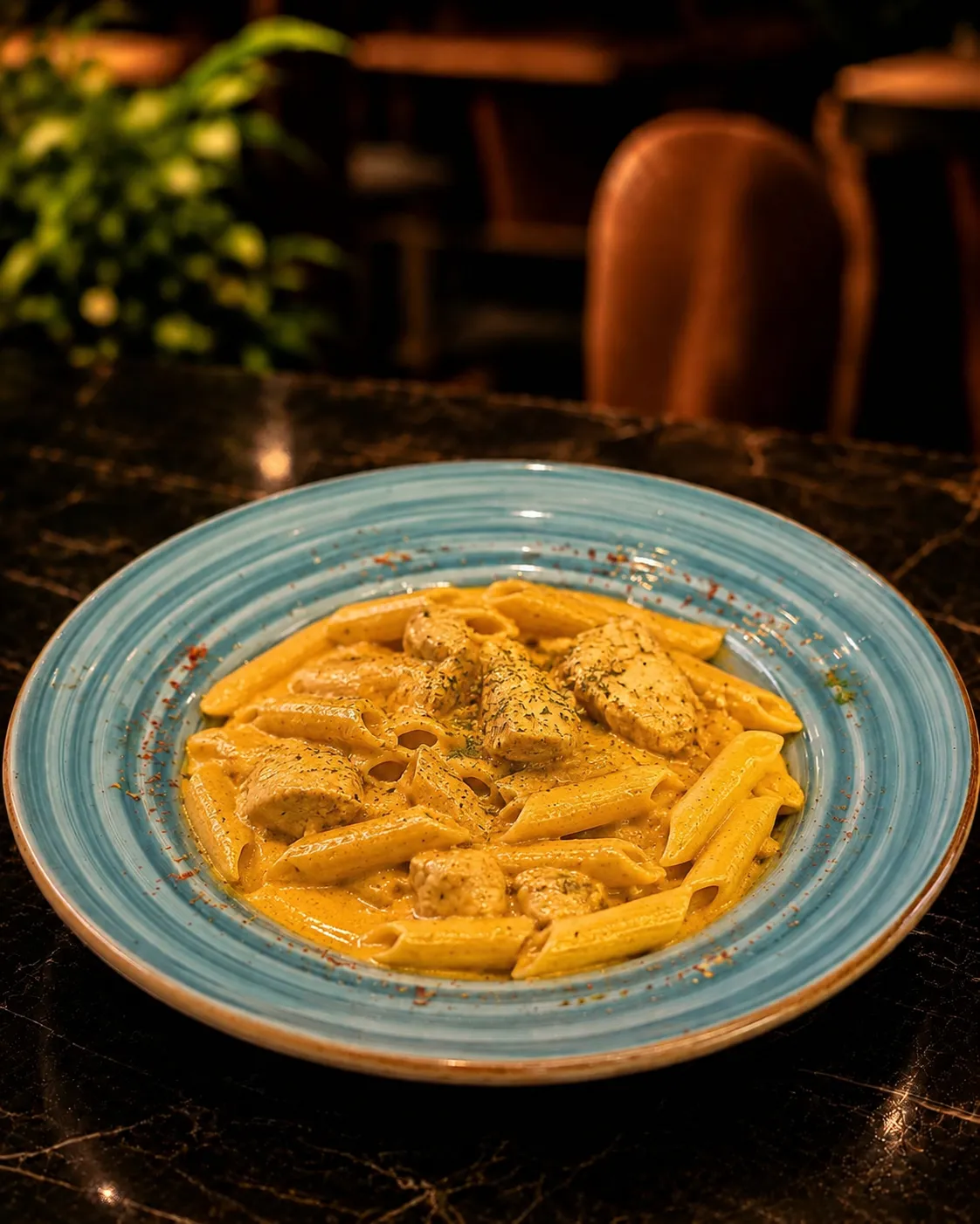 Penne Chicken Köri